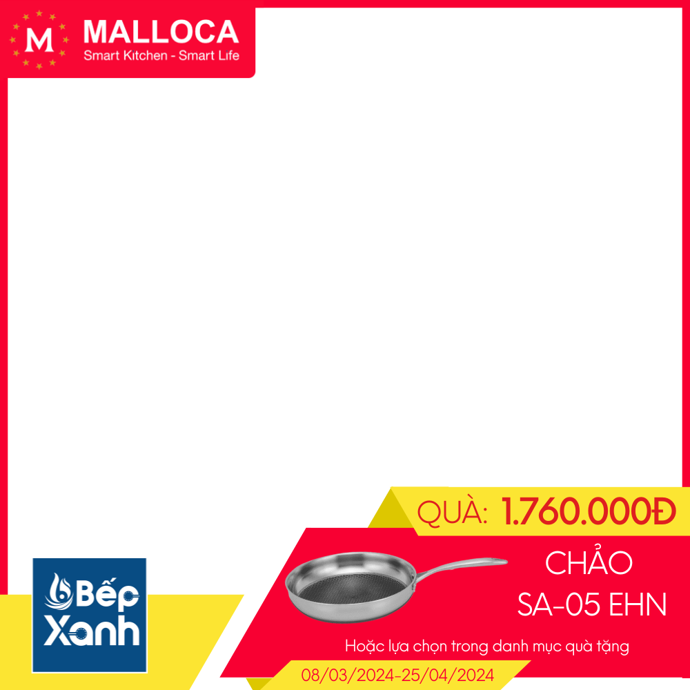 Máy hút mùi áp tường Malloca MC 7086HS/ Ngang 70cm, kiểu vát chữ A, kính đen