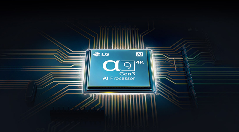 Smart Tivi OLED LG 4K 65 inch 65CXPTA - Chip xử lý Alpha 9 thế hệ thứ 3