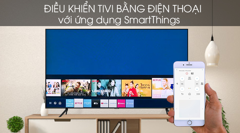 Smart Tivi QLED Samsung 4K 55 inch QA55Q60T - SmartThings