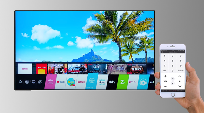  Smart Tivi OLED LG 4K 48 inch 48CXPTA -Điều khiển tivi bằng ứng dụng LG TV Plus