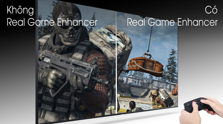 Real game Enhancer - Smart Tivi Samsung 4K 75 inch UA75TU8100 