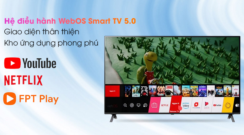 Hệ điều hành WebOS 5.0 - Smart Tivi NanoCell LG 4K 75 inch 75NANO79TND