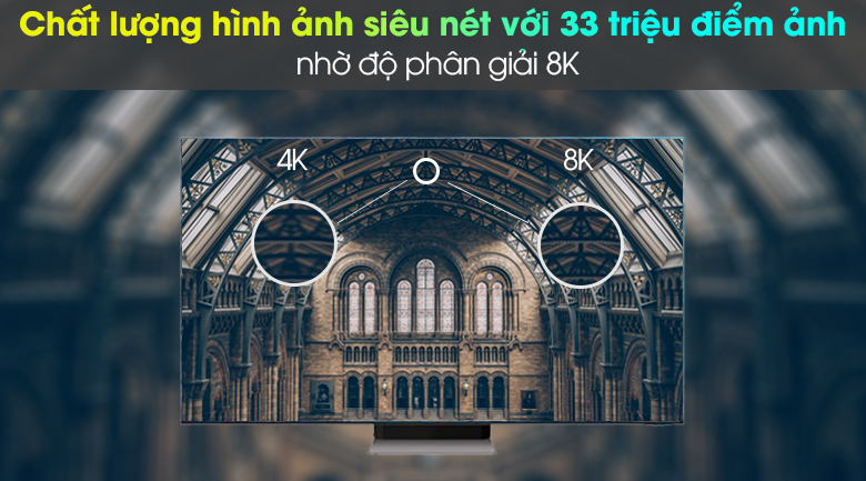 Độ phân giải 8K - Tivi Neo QLED 8K 85 inch Samsung QA85QN900A