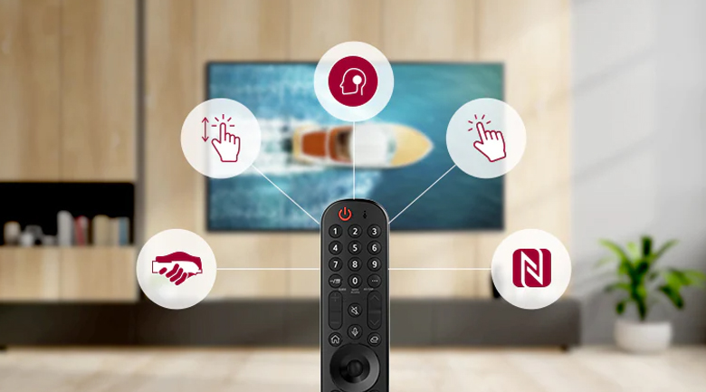 Magic Remote - Smart Tivi NanoCell LG 4K 55 inch 55NANO75TPA