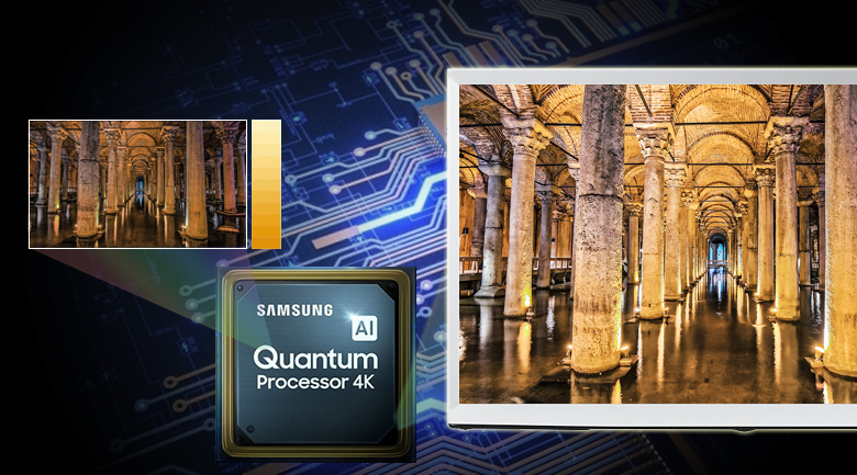 Smart Tivi QLED Samsung 4K 55 inch QA55LS01T - Quantum 4K và trí tuệ nhân tạo Al