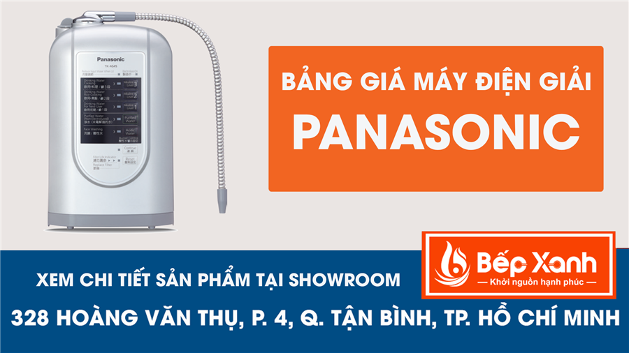 Bảng giá máy lọc nước điện giải ion kiềm Panasonic