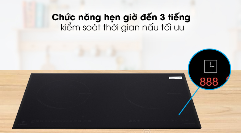 Bếp từ hồng ngoại Pramie 2105 - Hẹn giờ tới 3 tiếng giúp nấu các món hầm, cháo,.. thuận tiện