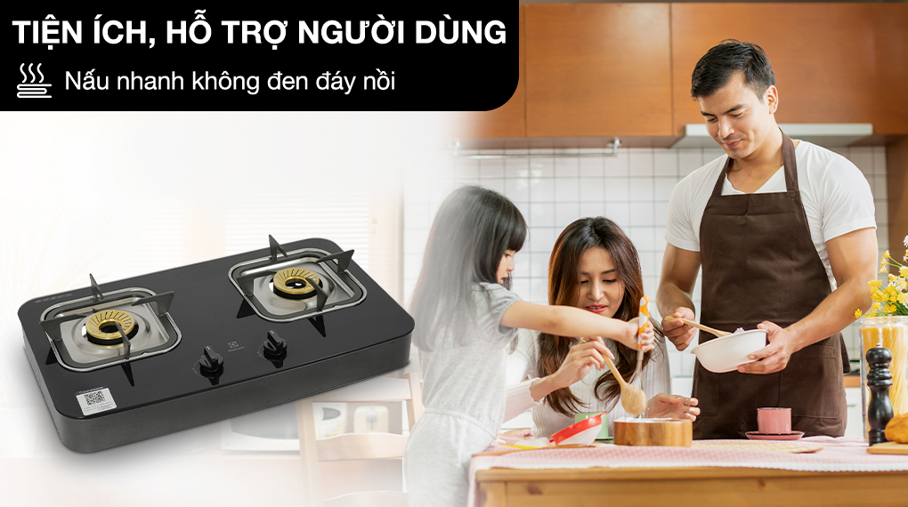 Tiện ích - Bếp ga đôi Electrolux ETG7256GKR