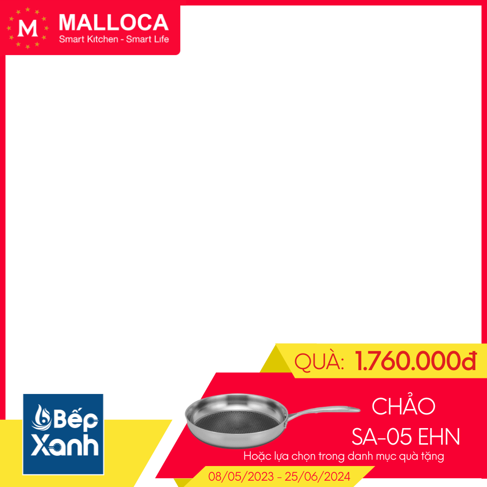 Bếp gas âm 3 vùng nấu Malloca AS 9603DG/ Màu xám