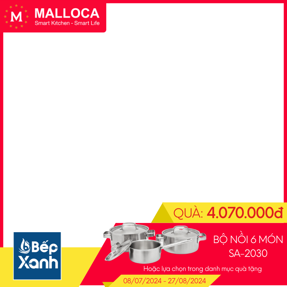 Bếp từ 2 vùng nấu Malloca Skylux MH-802 / Kính Eurokera