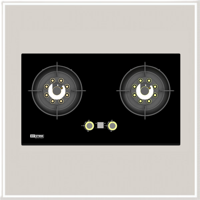 Bếp Gas Đôi Lật 9 Đầu Đốt Bigstone BG-HC7644LCD