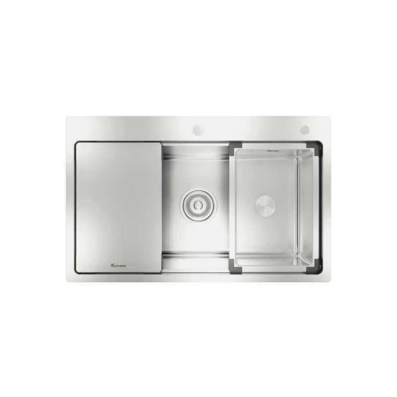 Chậu rửa bát chống xước Workstation Sink – Topmount Sink Konox KN8151TS Dekor