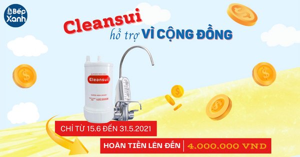 Chương trình hỗ trợ cộng đồng tháng 6 từ Cleansui