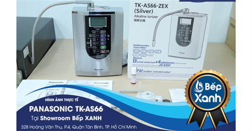 Hình ảnh thực tế máy điện giải Panasonic TK-AS66 tại Bếp XANH