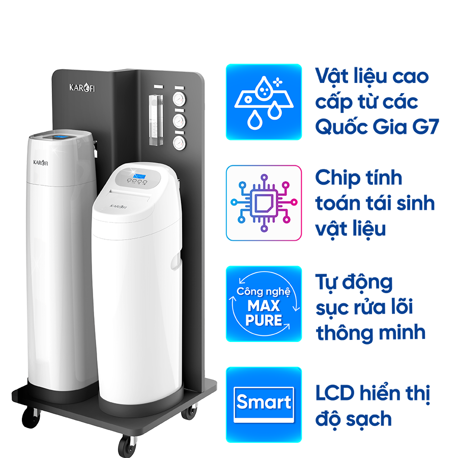 Lọc tổng trung tâm cao cấp Karofi WHF-E666