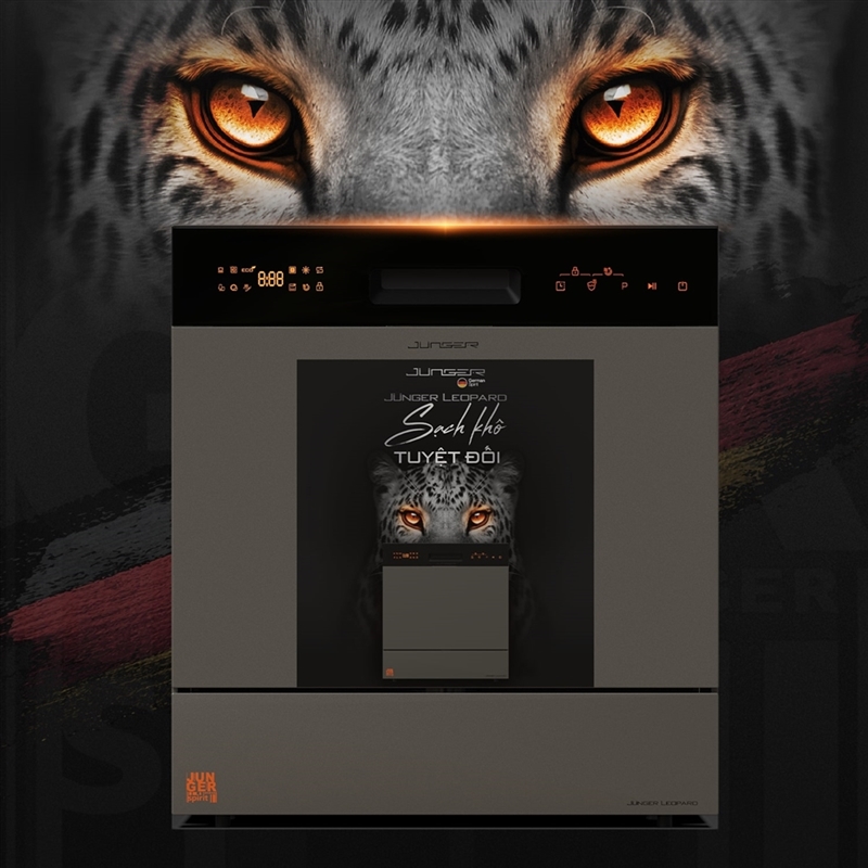 Máy rửa bát Junger Leopard DWJ-133-MS