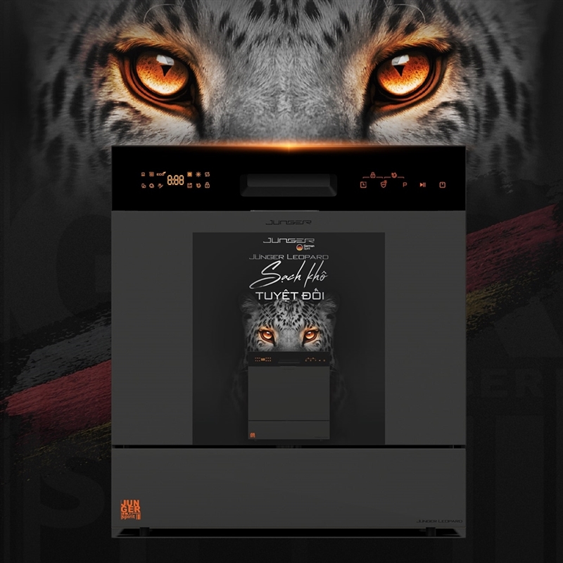 Máy rửa bát Junger Leopard DWJ-136-VG
