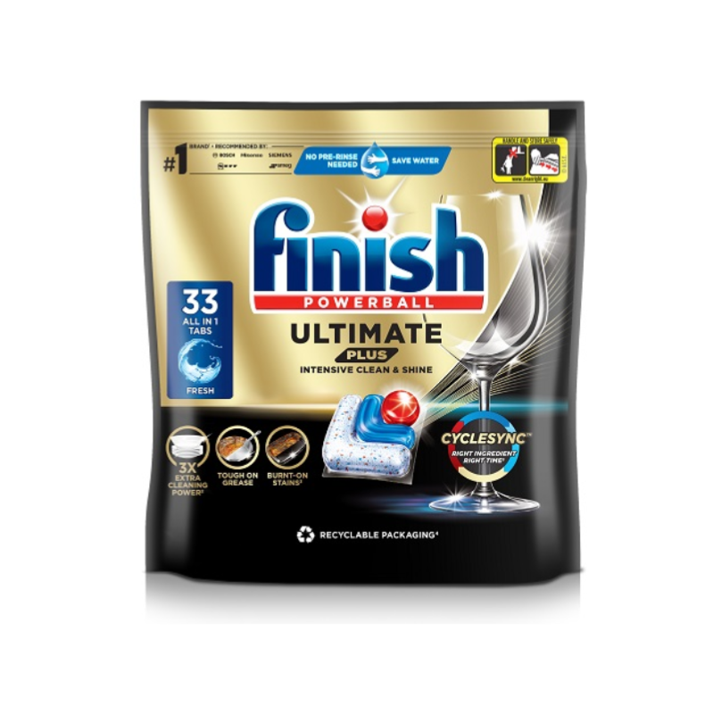 Viên rửa bát Finish Ultimate Plus túi 33 viên