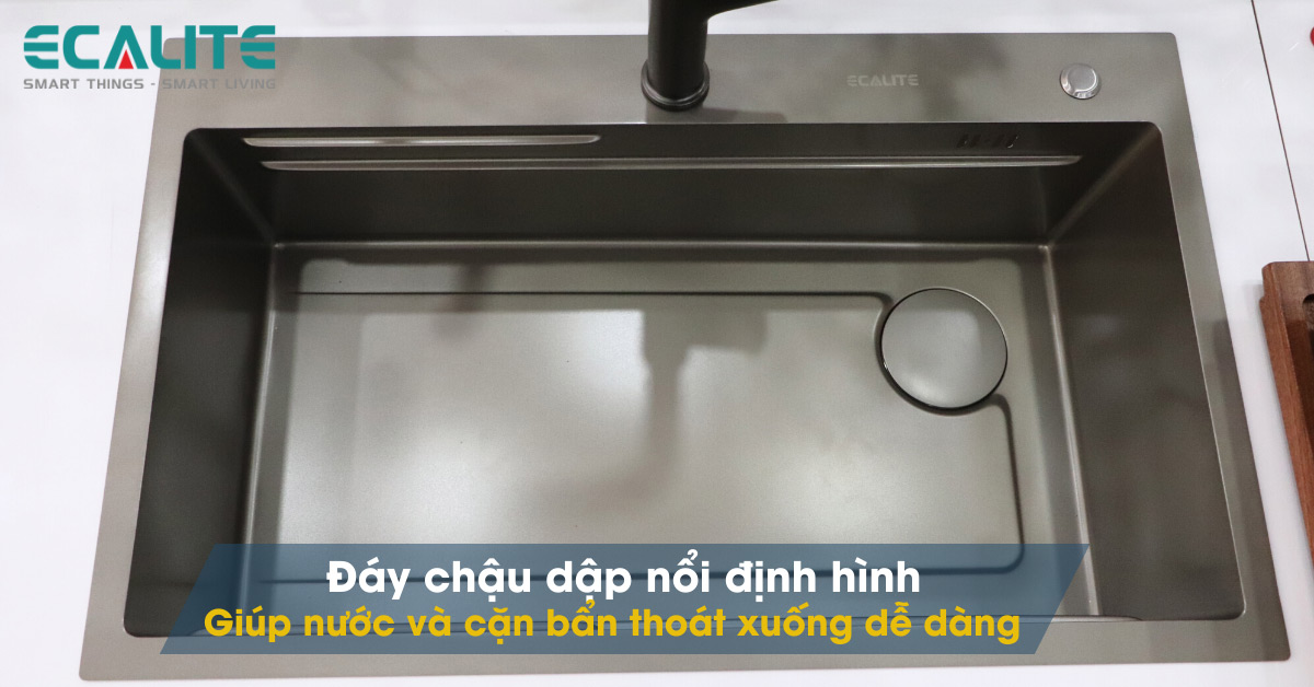 Đáy Chậu rửa chén Ecalite ES-N17845HS