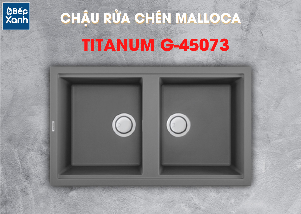 Chậu rửa chén Malloca Titanium G-45073
