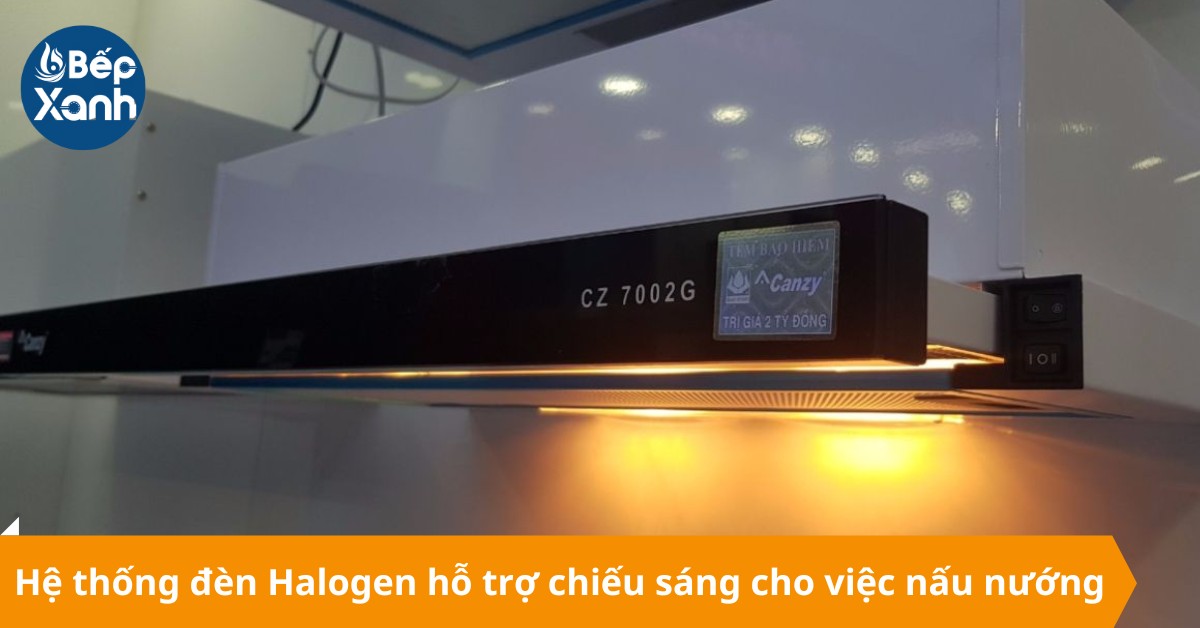 Đèn halogen công suất cao trên Canzy CZ 7002G