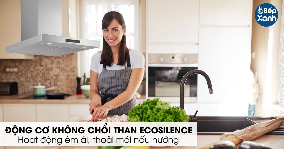 Độ ồn thấp giúp người dùng nấu nướng thoải mái