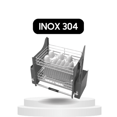 Giá bát nâng hạ Inox 304
