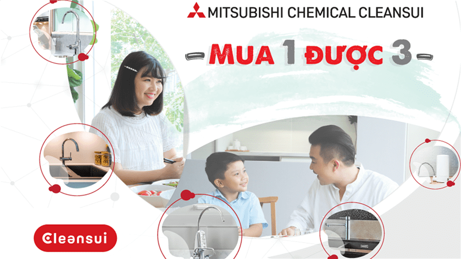 Khuyến mãi hấp dẫn khi mua máy lọc nước Cleansui từ 15.05 đến 31.05.2020