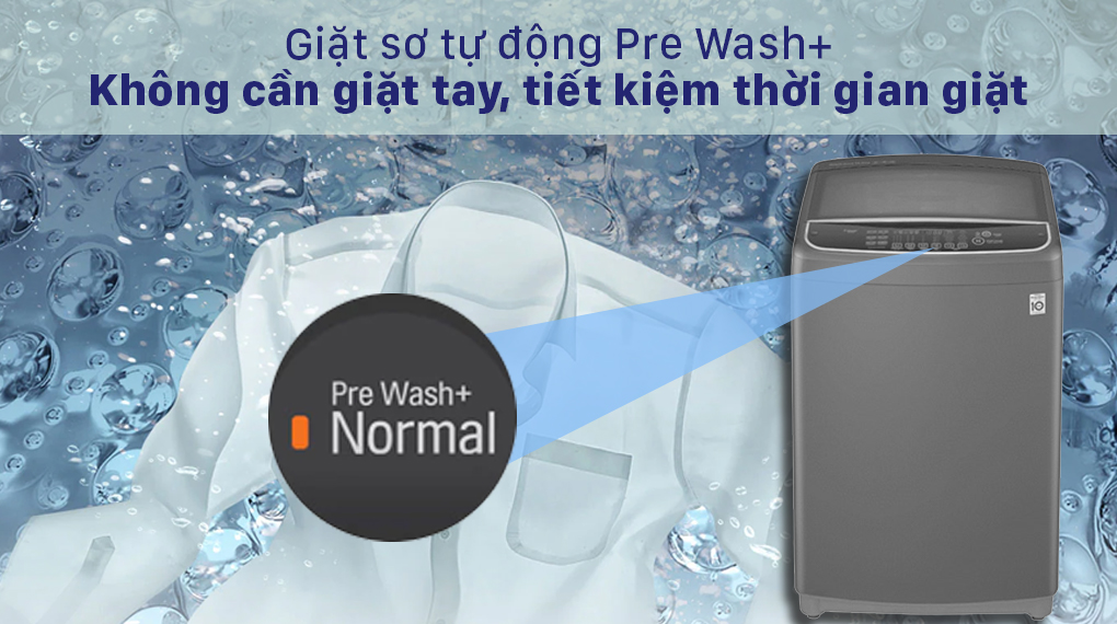 Máy giặt LG Inverter 13 kg T2313VSAB - Công nghệ Pre Wash+