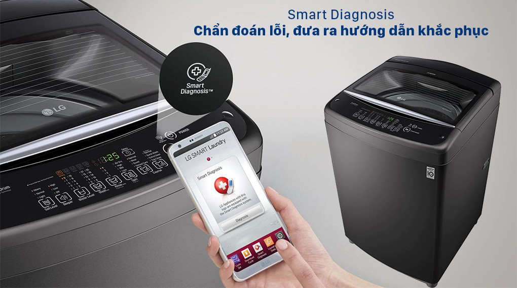 Máy giặt LG T2555VSAB - Smart Diagnosis