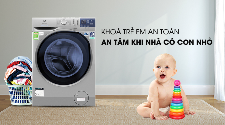Khóa trẻ em - Máy giặt Electrolux EWF9024ADSA