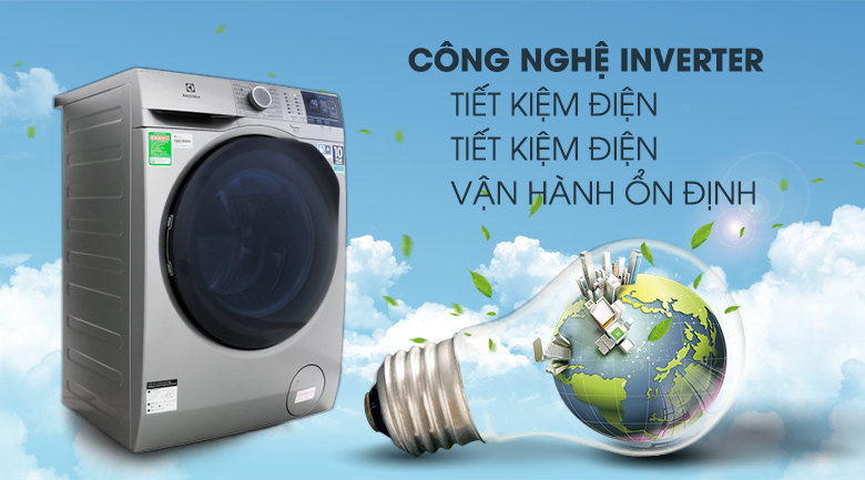 Máy giặt Electrolux EWF8024ADSA - Tiết kiệm nước, điện với công nghệ Inverter 