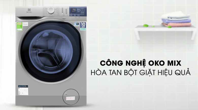 Máy giặt Electrolux EWF8024ADSA - công nghệ oko mix hòa tan bột giặt hiệu quả