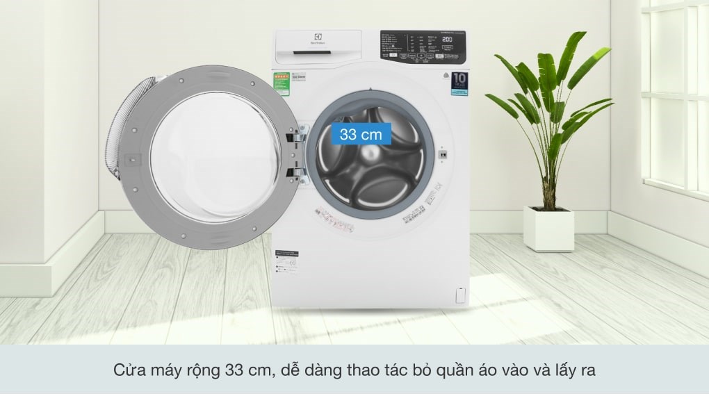 Giặt hơi nước - Máy giặt Electrolux Inverter 9 kg EWF9025BQWA