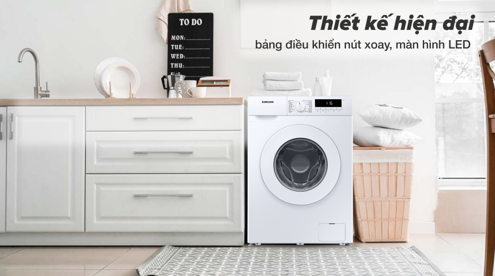 Máy giặt Samsung Inverter 9 kg WW90T3040WW/SV - Thiết kế