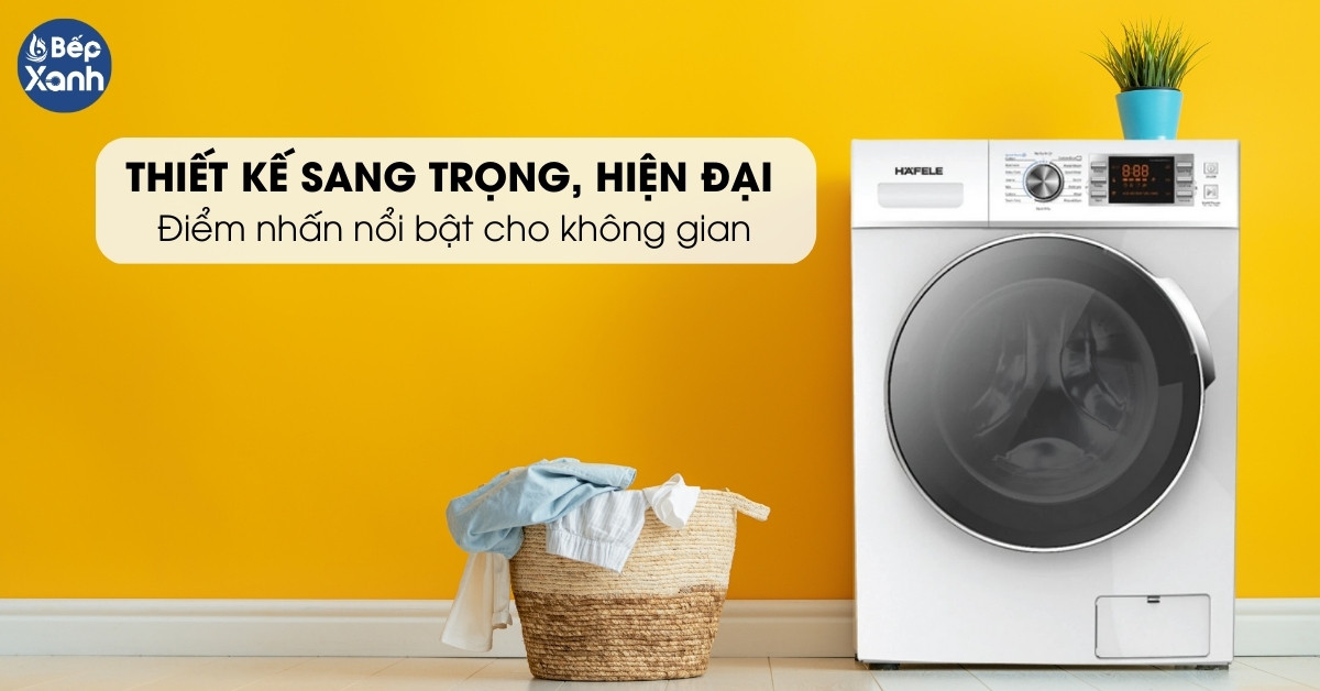 máy giặt sấy Hafele thiết kế
