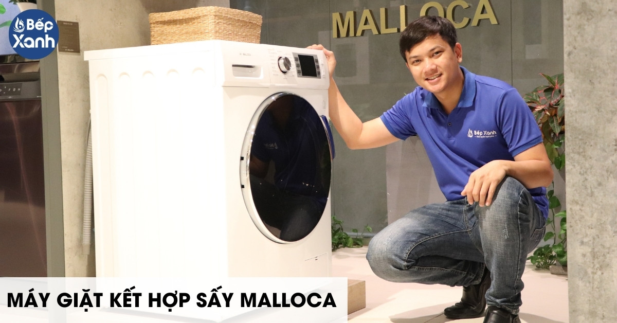 máy giặt kết hợp sấy Malloca