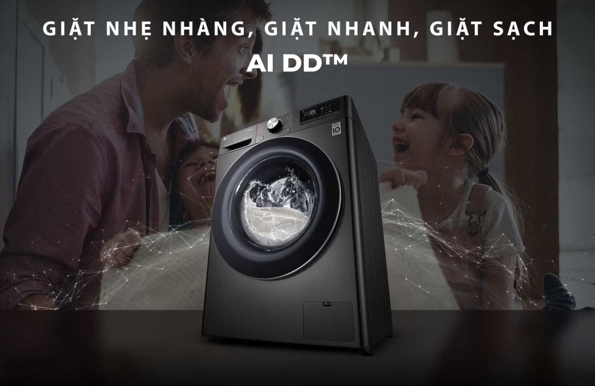 Công nghệ AI DD™ hỗ trợ chăm sóc quần áo tốt hơn