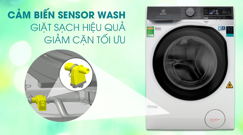 Công nghệ cảm biến Sensor Wash - Máy giặt sấy Electrolux Inverter 10 kg EWW1042AEWA