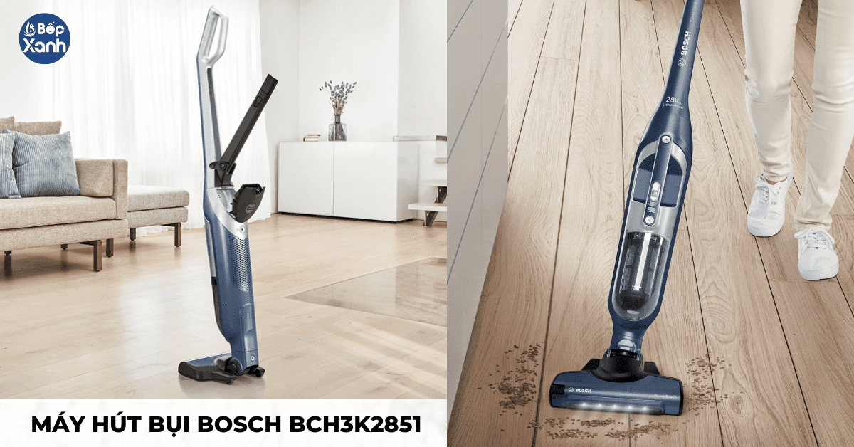 Hút bụi không dây 2 trong 1 Bosch BCH3K2851 - Flexxo Gen2, Series 4