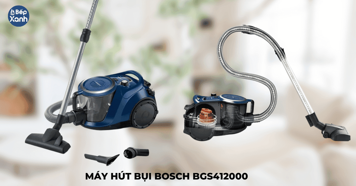 Máy hút bụi sử dụng hộp chứa Bosch BGS412000 Serie 6 