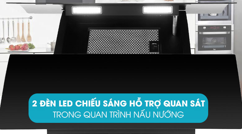 Đèn LED chiếu sáng - Máy hút mùi Pramie DE19-700