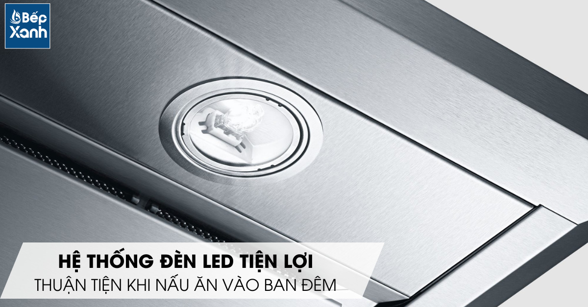 Hệ thống đèn LED tiện lợi của máy hút mùi DWA06E651