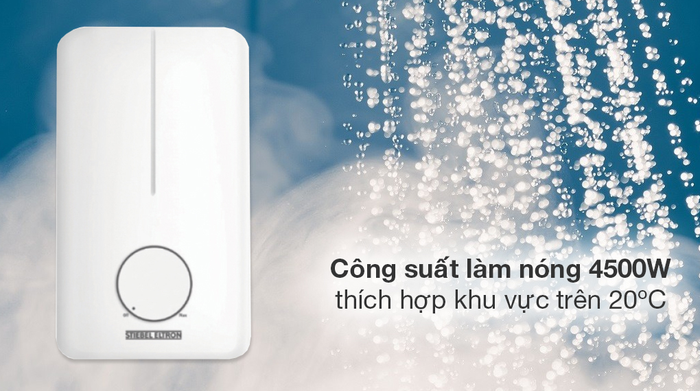 Máy nước nóng trực tiếp Stiebel Eltron 4500W DE 45 EC - Đặc điểm làm nóng