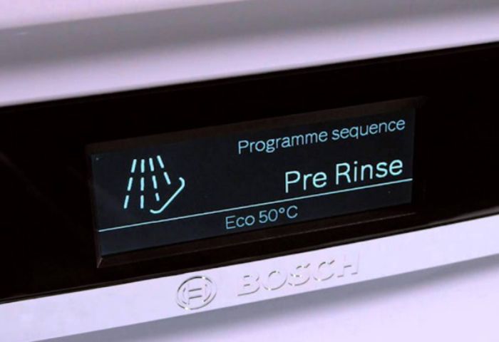 Chương trình PreRinse của máy rửa bát âm tủ BOSCH SMI46KS01E Serie 4