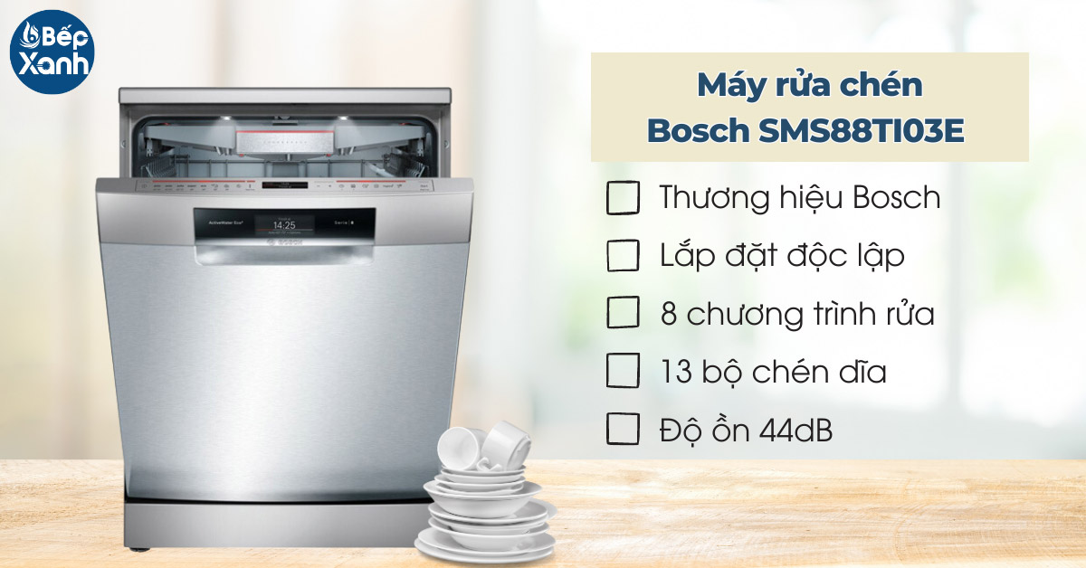 Máy rửa chén độc lập Bosch SMS88TI03E