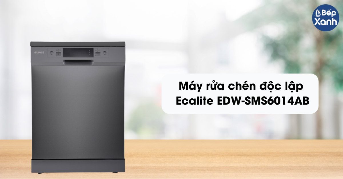 Máy rửa bát độc lập Ecalite EDW-SMS6014AB