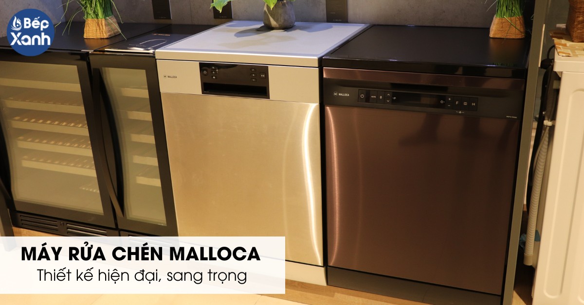 thiết kế tính năng máy rửa chén độc lập Malloca