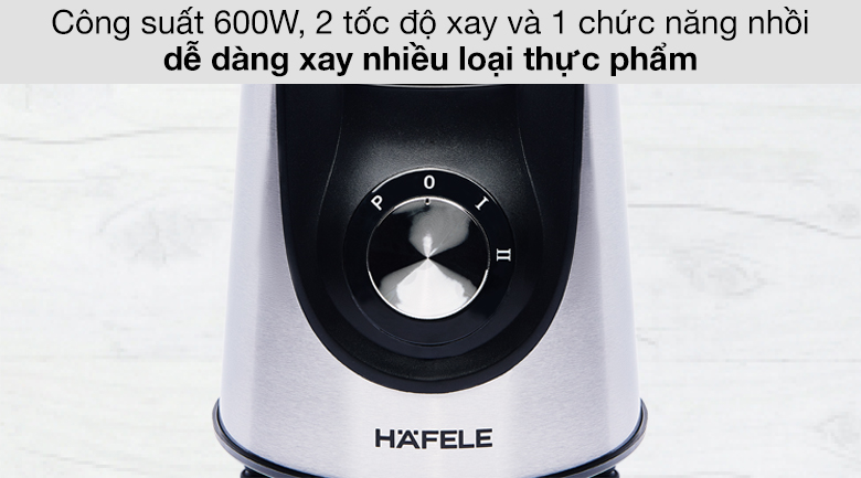 Máy xay sinh tố Hafele HSB-0621FS (535.43.277) - Công suất và tốc độ