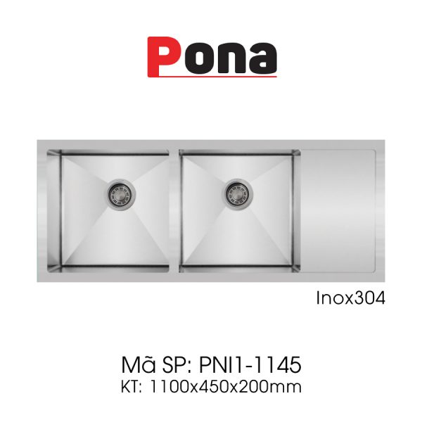 Chậu Rửa Bát INOX304 Pona PNI1-1145